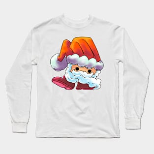 X-Mas Santa Claus Christmas Gem Biscuit Long Sleeve T-Shirt